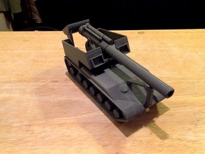 t92 howitzer motor carriage artillery tank 3d printers 3d print model - Mito3D