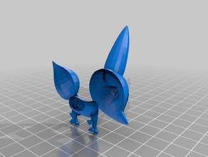 fennekin speelgoed spelletjes 3d print model - Mito3D
