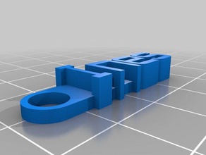 llavero de ines organización personalizado 3d print model - Mito3D