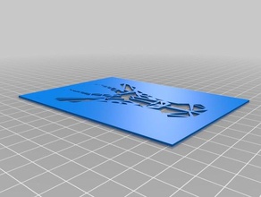 my customized stencil-o-matic art tools 3d print model - Mito3D