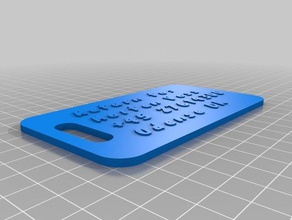 mv etiqueta de bagagem organização personalizado 3d print model - Mito3D