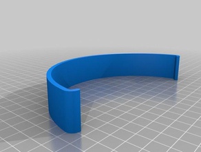 clip stand de la tablette personnalisé 3d print model - Mito3D