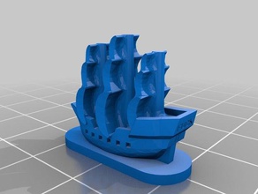 cazzo nave 3d la stampa barca designer dei pirati pirata 3d print model - Mito3D