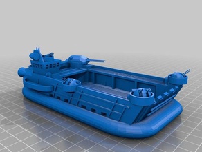 tengo-class assault vessel heavy metalgods role playing game models anime gundam hovership manga mecha military navy games sci fi science fiction table top gaming tabletop 3d print model - Mito3D