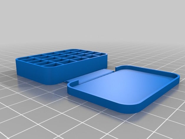 caso compartimento recipientes personalizado 3D print model - Mito3D