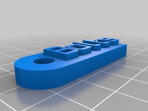 bolts keychain organization customized 3d print model - Mito3D