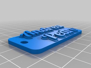 andrea pedro organización personalizado 3d print model - Mito3D