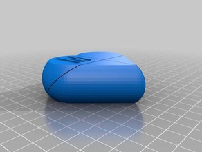 mijn maat geprefabriceerd geheime hart vak interactief 3d print model - Mito3D