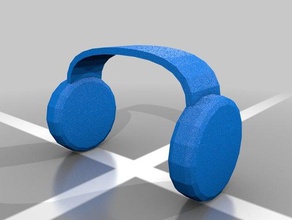 headphones model 3d printing tests 3d print model - Mito3D