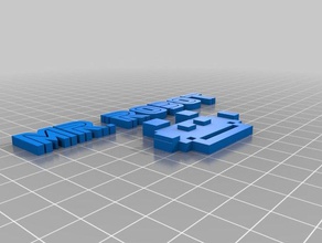 de heer robot serie borden logo ' s 3d print model - Mito3D