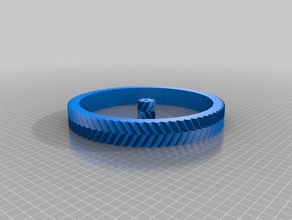 my customized herringbone gear pair other 3d print model - Mito3D