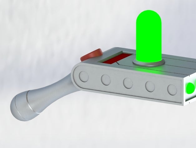 ricks portal gun rick morty props portalgun 3D print model - Mito3D