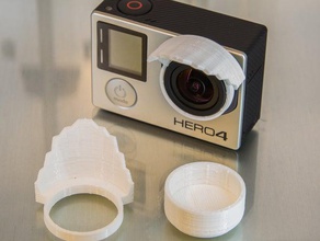 gopro hero 3 4 parasol lenscap 3d impresión 3d print model - Mito3D