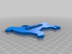 ellie llavero llaveros personalizado 3d print model - Mito3D