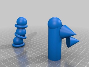 weapon chess 3d print model - Mito3D