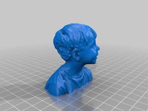 3d-scansione busto bambino le scansioni repliche 3d print model - Mito3D