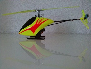 mcpx-bl landing skit tdr style goblin fin rc vehicles helicopter 3d print model - Mito3D