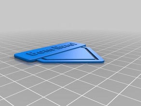 marcador bom livro office personalizado 3d print model - Mito3D