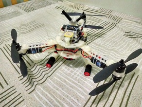 volledige 3d-print y6 hexacopter vlam v2 rc voertuigen 3d print model - Mito3D