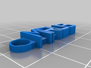 mrus keychain organization customized 3d print model - Mito3D