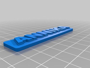 annika organizzazione personalizzato 3d print model - Mito3D