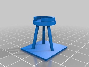stool art 3d print model - Mito3D