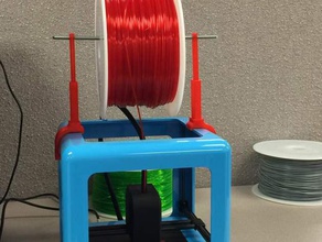 m3d spool holder printer accessories filament foxsmart 3d print model - Mito3D