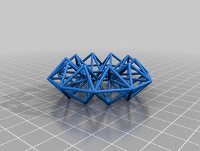 geometric torus pendant math art 3d print model - Mito3D