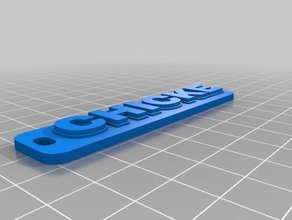 chicke organização personalizado 3d print model - Mito3D