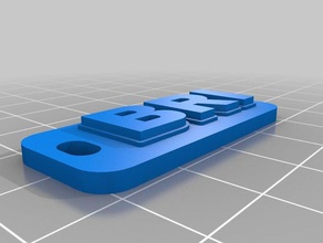 la bri de l'organisation personnalisé 3d print model - Mito3D