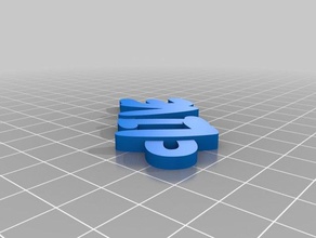 ao vivo chave de cadeia organização personalizado 3d print model - Mito3D