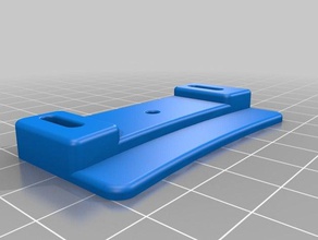 kossel 3 5 yatak mount wclamp 3d yazıcı parçaları 3d print model - Mito3D