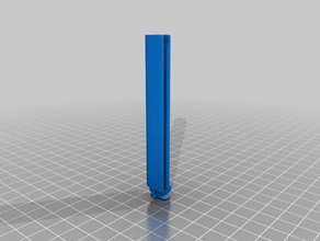 lab balance gf series draft shield support pillar replacement parts 3d print model - Mito3D