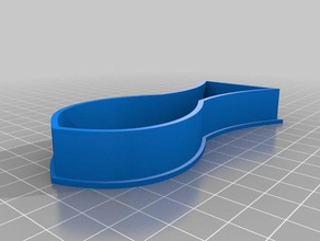 rainbow fish cookie cutter 3d afdrukken 3d print model - Mito3D