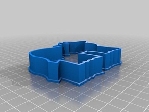 cow cookie cutter 3d printing 3d print model - Mito3D