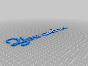 il mio testo personalizzato di archiviazione sculture 3d print model - Mito3D