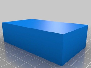 meu personalizados oco de calibração cubo 3d impressão testes 3d print model - Mito3D