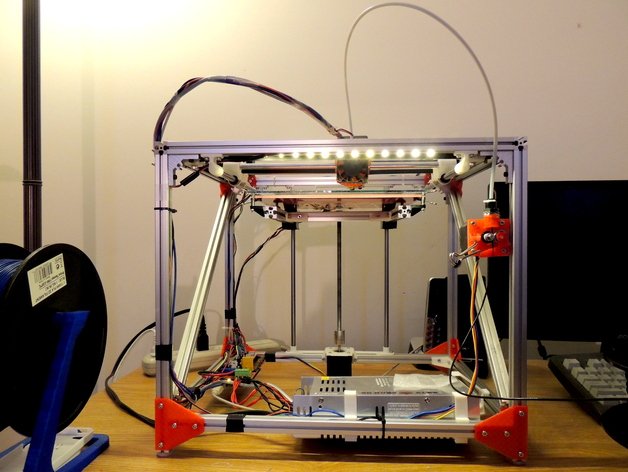 coffret à fusibles corexy imprimante 3d les imprimantes l'extrusion d'aluminium bowden e3d misumi 3D print model - Mito3D