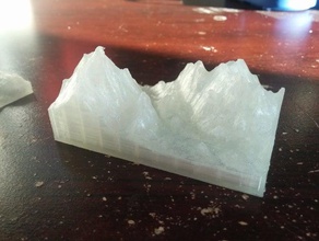 whiteface mountain varreduras réplicas 3d print model - Mito3D