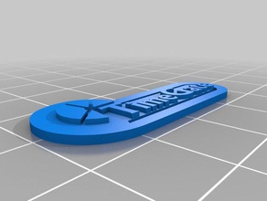 bedrijfslogo paperclip de borden logo ' s timegate 3d print model - Mito3D