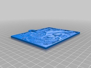 me didi 2d art customized 3d print model - Mito3D