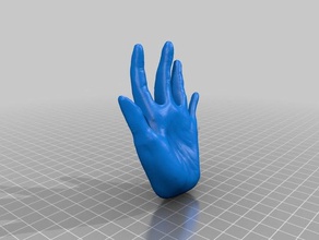 hand sculptures costume finger halloween human makeredchallenge2 person prop 3d print model - Mito3D