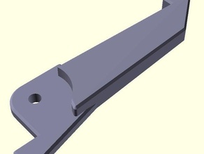migliorato il filamento di spool braccio taz stampante 3d parti caso acrilico recinto bobina titolare lulzbot taz4 5 3d print model - Mito3D