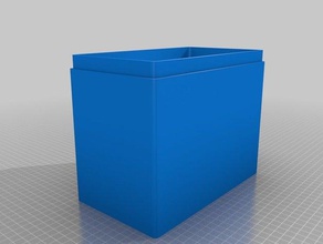 boîte de 225x130x90 les conteneurs personnalisé 3d print model - Mito3D