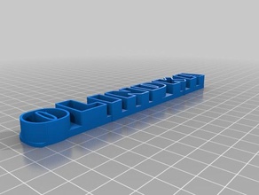 mijn aangepaste tekst opslag beelden 3d print model - Mito3D