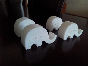 zmote elefante telefono titolare mobile 3d print model - Mito3D