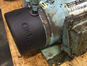 okuma nachi hydraulique couvercle de la pompe remplacement machine outils 3d print model - Mito3D