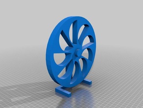 my customized perpetual motion wheel kabitan interactive art 3d print model - Mito3D