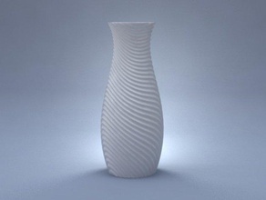wave vase household 3d print model - Mito3D