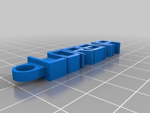 lore portachiavi organizzazione personalizzato 3d print model - Mito3D